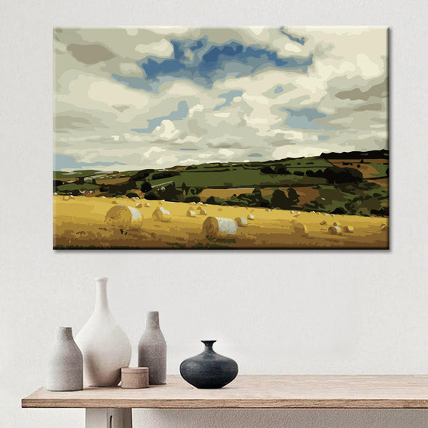 Painting by Numbers Art Nature A Field in Summer
