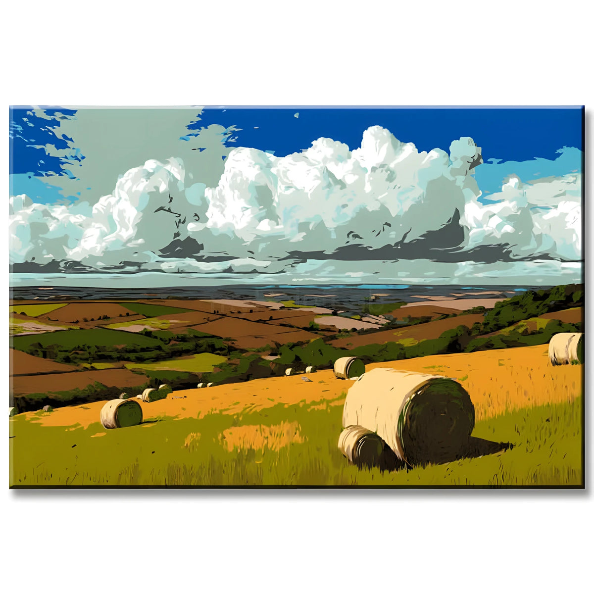 Painting by Numbers Art Nature A Field in Summer