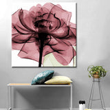 Painting by Numbers Bkumen Rose with Head Up