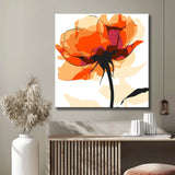 Painting by Numbers Flowers Orange Rose