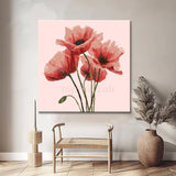 Painting by Numbers Flowers Three Red Tulips