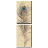 Painting by Numbers Art Nature Feather with Blue Eye