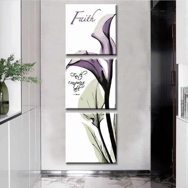 Painting by Numbers Art Nature Purple Calla