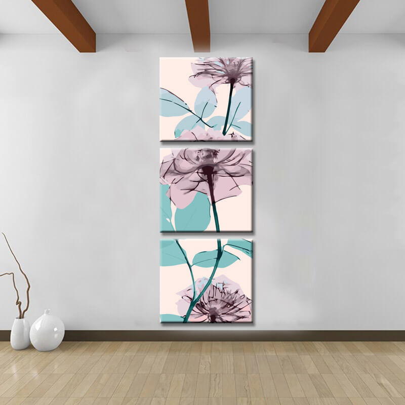 Painting by Numbers Art Nature Spring Rose