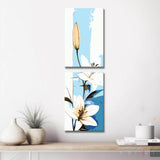 Painting by Numbers Art Nature Spring Lily 2-Panel
