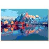 Painting by Numbers Norway Lofoten