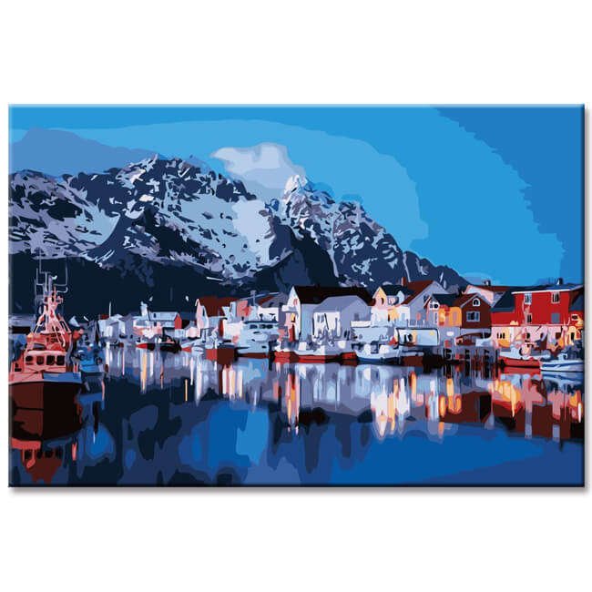 Painting by Numbers Norway Lofoten