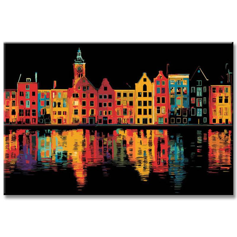Painting by Numbers Zurich At Night