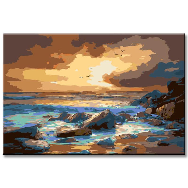 Painting by Numbers Lofoten Nature Beach