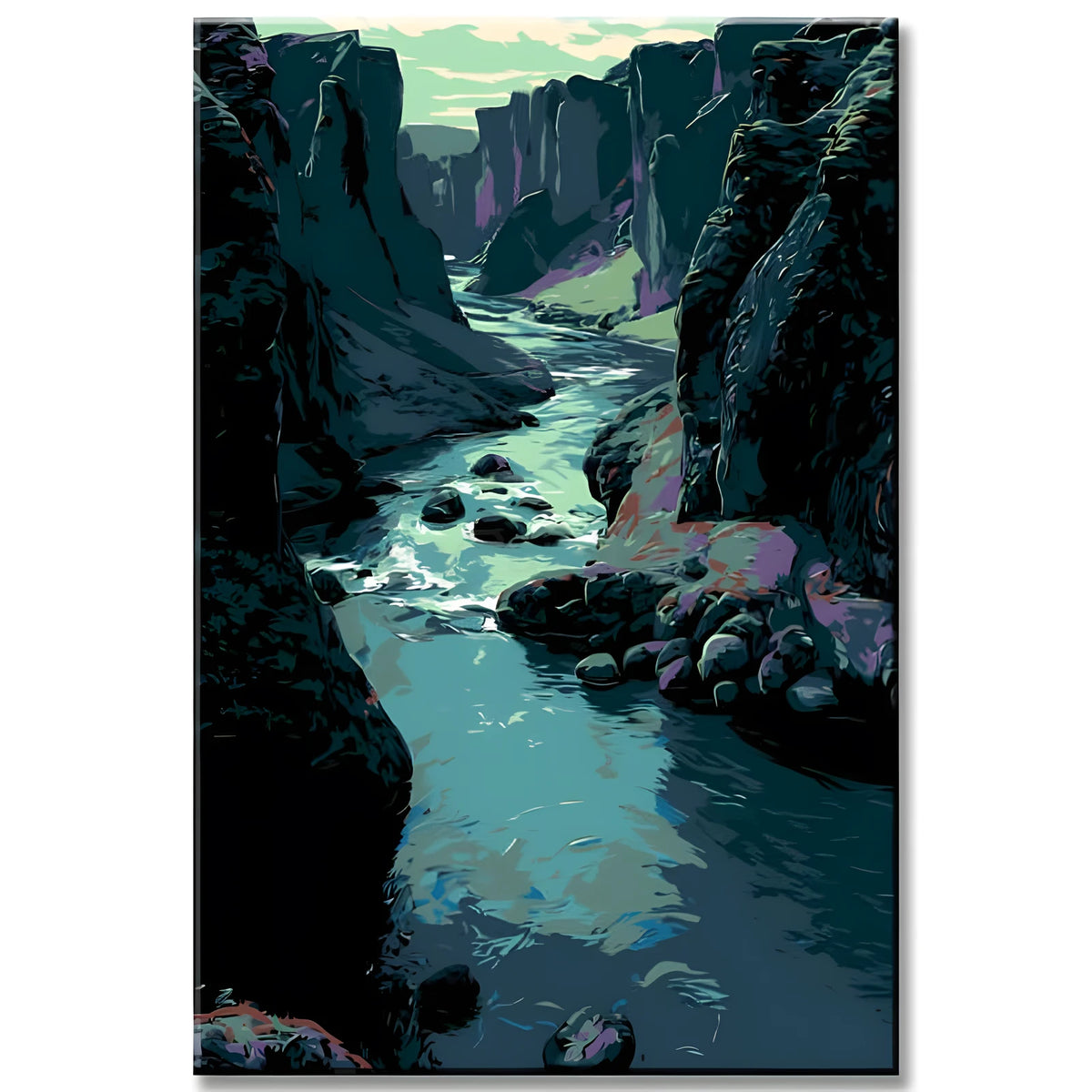 Painting by Numbers Nature Mountains Canyon