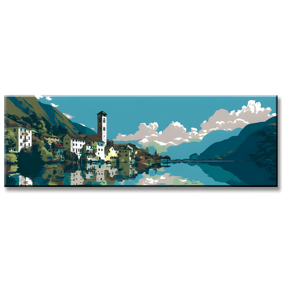 Painting by Numbers Switzerland Lake Thun