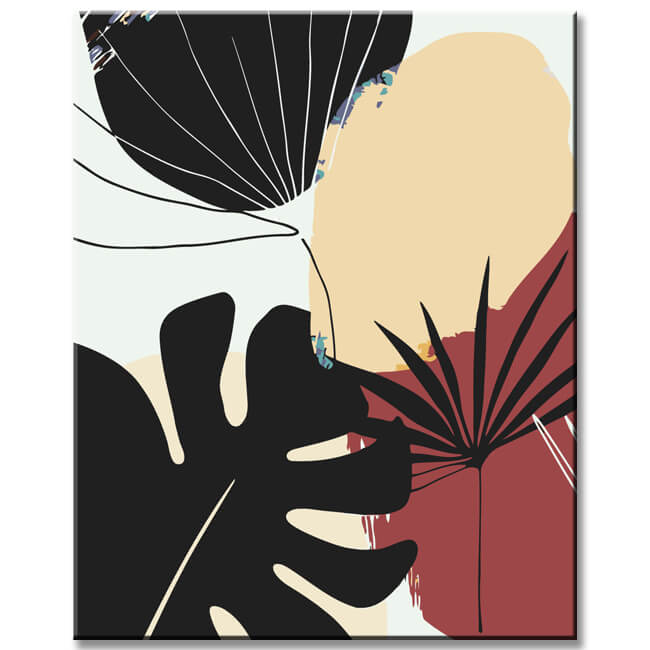 Paint by Numbers Art Painting Blue Sunflower