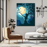 Painting by Numbers Blue Tree Goddess