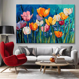 Painting by Numbers Pink Tulips