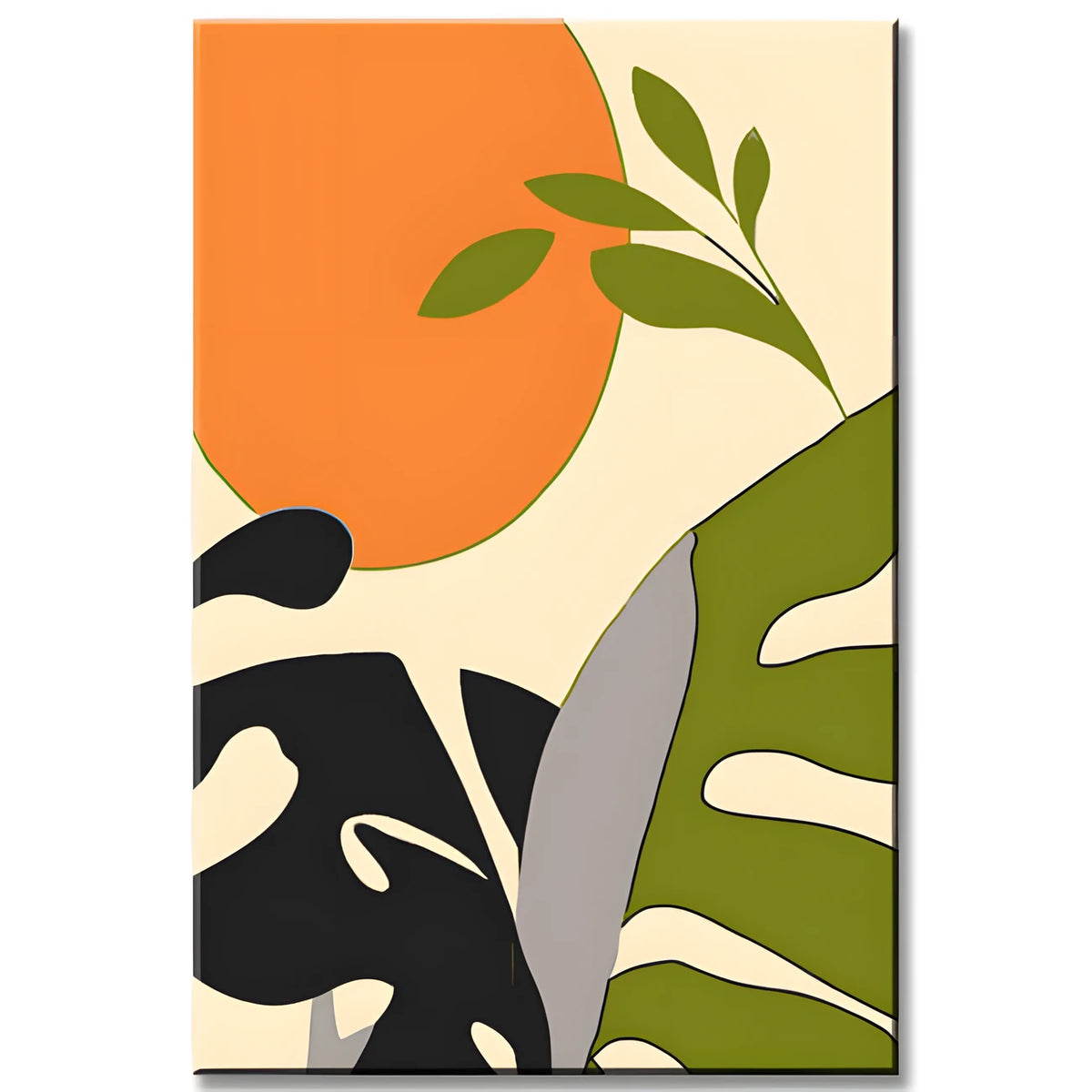 Painting by Numbers Tropical Leaves