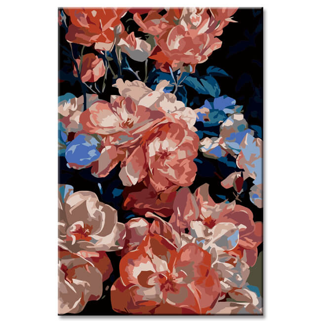 Painting by Numbers Colorful Flowers Shipping from DE