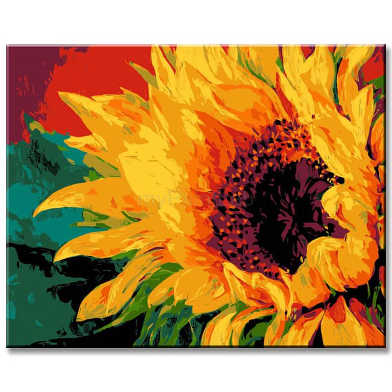 Painting by Numbers Sunflower