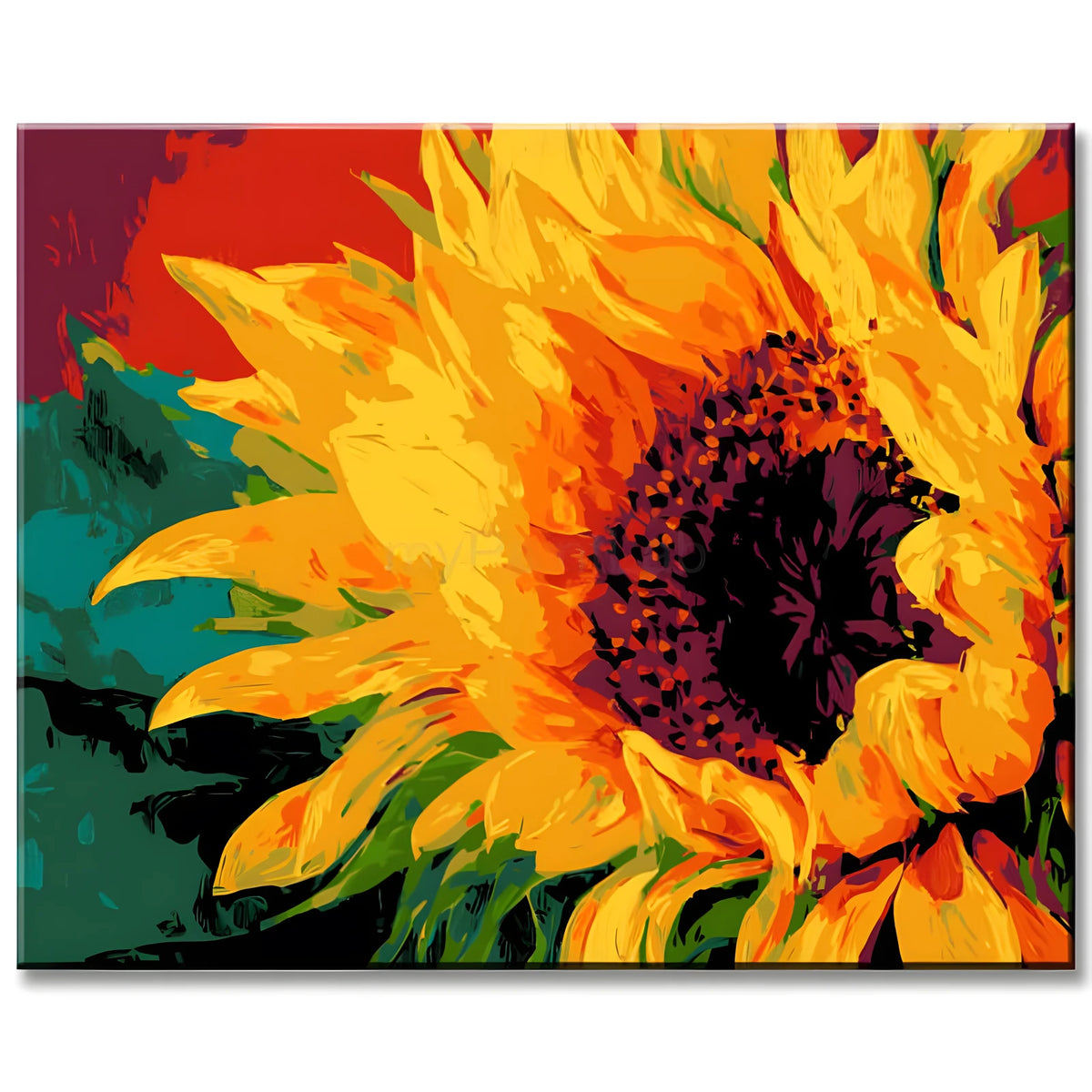 Painting by Numbers Sunflower
