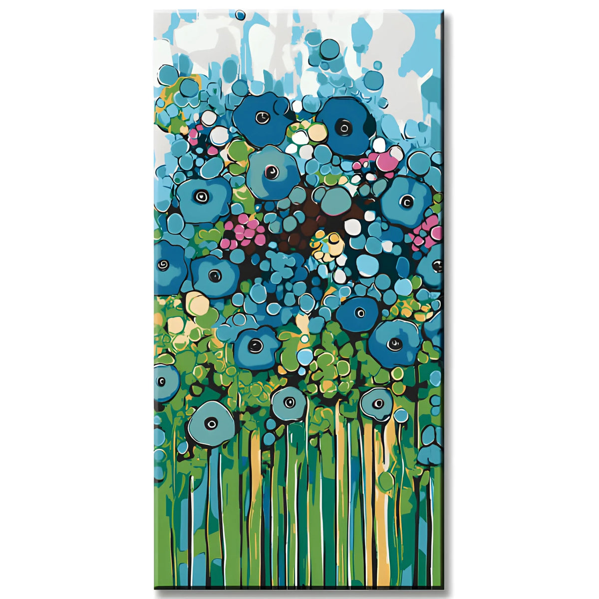 Painting by Numbers Wild Blue Poppy Garden