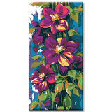 Painting by Numbers Clematis Clematis Garden