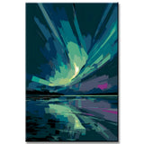 Painting by Numbers Beautiful Northern Lights Aurora