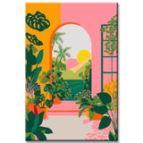 Paint by Numbers Art Painting Landscape Flowers