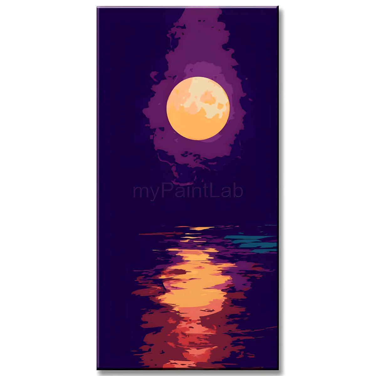 Painting by Numbers Night Mood Fading Moon