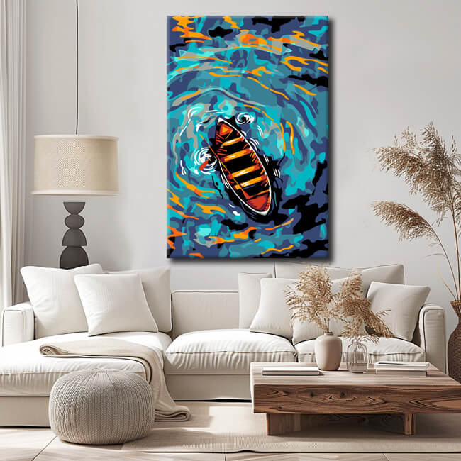 Painting by Numbers Northern Lights Art Shipping from DE