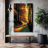 Painting by Numbers Shining Light in The forest