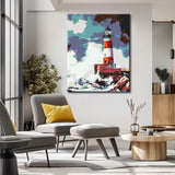 Painting by Numbers Lighthouse in Waves