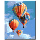 Painting by Numbers Colored Balloon and Emotions