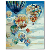 Paint by Numbers Balloons in the Sky Shipping from DE