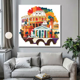 Painting by Numbers World City SkylinesRome