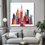 Painting by Numbers World City SkylinesNew York City