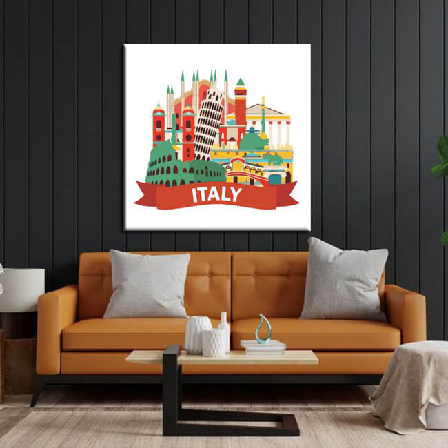 Painting by Numbers World City Skylines - Italy Shipping from DE