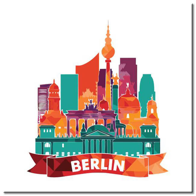Painting by Numbers World City Skylines - Berlin Shipping from DE