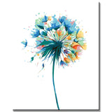 Painting by Numbers Dandelions in Watercolor Art
