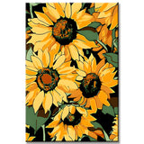 Painting by Numbers Sunflower Art