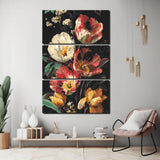 Painting by Numbers Tulip Flowers Bouquet 3-Panel