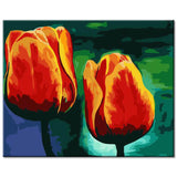 Painting by Numbers Two Tulips Shipping from DE