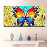 Painting by Numbers Art Giant Colorful Butterfly