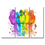 Painting by Numbers Art Animal Colored Parrots