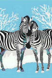 Painting by Numbers Art Animal Two Zebras Hug Each Other with Their Heads