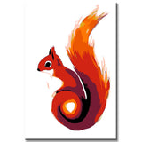 Painting by Numbers Art Animal Squirrel