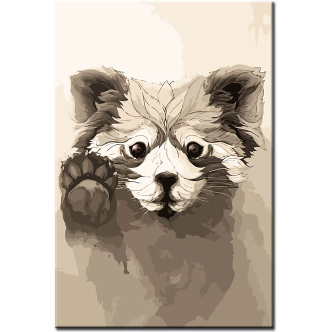 Painting by Numbers Animal in Profile