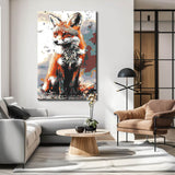 Painting by Numbers Fox in Profile