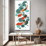 Painting by Numbers Red and Black Fish