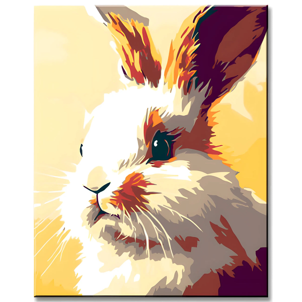 Painting by Numbers Rabbit White