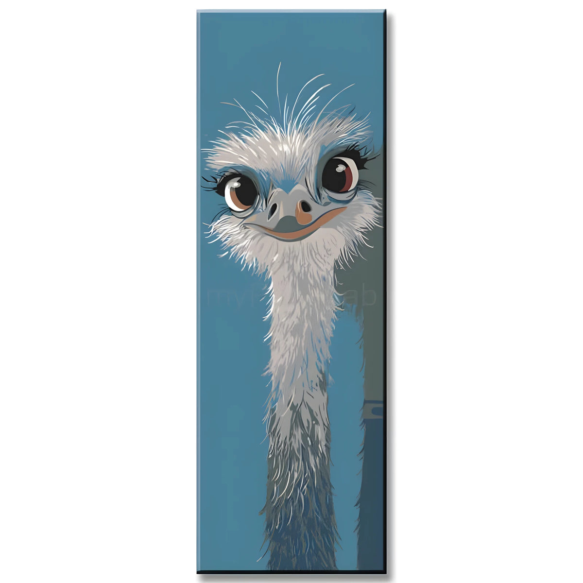 Paint by Numbers Art Painting Ostrich Bird Panorama