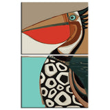 Painting by numbers minimalism art toucan 2-piece shipping from DE